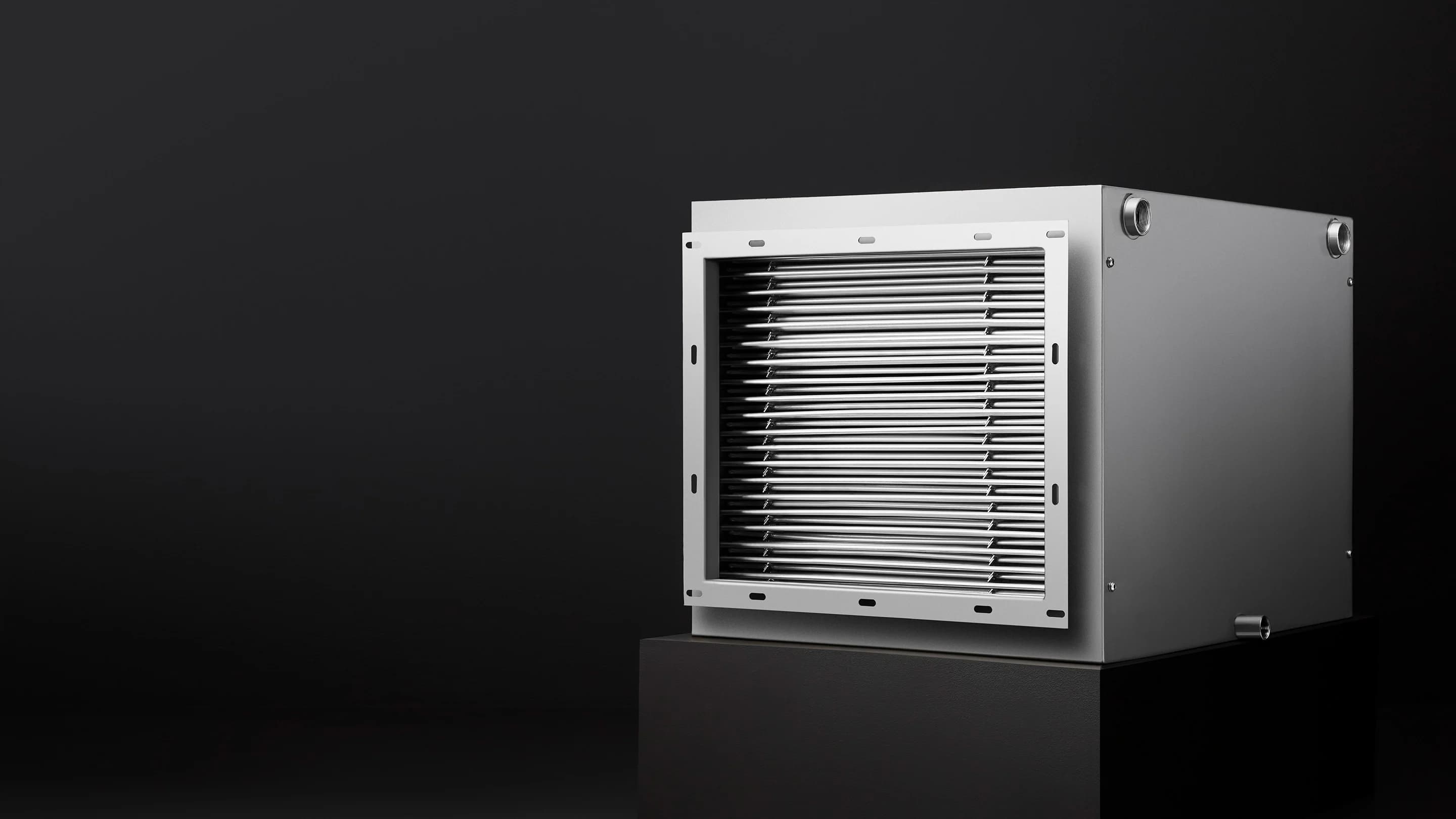 Interiér s vývodem rekuperace